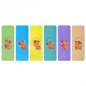 Закладки для книг МАГНИТНЫЕ, "ЯРКИЙ МИКС", набор 30 штук, 35x25 мм, FUNSTER, 116657