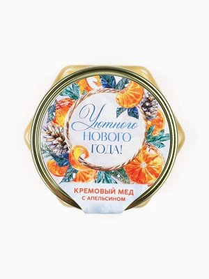 Крем-мёд «Уютного Нового года», с апельсином, 120 г