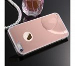 Чехол силиконовый зеркальный розовое золото  iphone 4/4s /5/5s/ 6/ 6s/ 6+/ 7 /7+