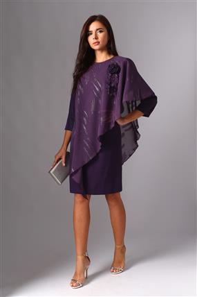 Платье Платье МиА-Мода 1093 
Состав ткани: Вискоза-33%; ПЭ-62%; Спандекс-5%; 
Рост: 164 см.

Платье женское комбинированное для торжественных случаев.Основное платье прямого силуэта из текстильной тк