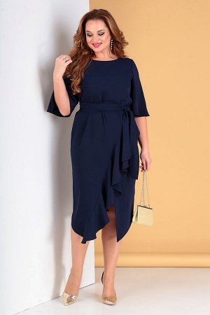 Платье Liona Style 724 темно-синее