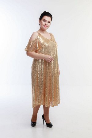 Платье Belinga 1077 золото
