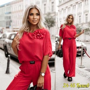 ЖЕНСКИЙ КОСТЮМ ДВОЙКА ТКАНЬ СИНГАПУР