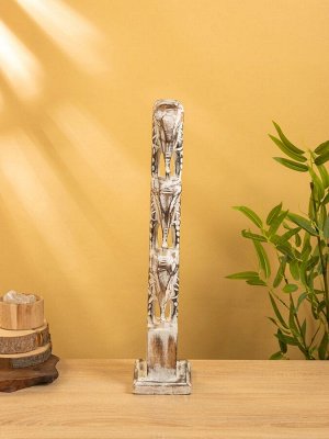 Сувенир «Статуя Слонов», 13x12x58 см, дерево