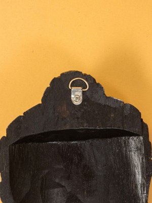 Сувенир интерьерный «Будда», 13x5x18 см, дерево, серебро