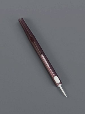 Щеточка для бровей и ресниц, 2в1, 7 см, МИКС