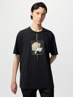 UNIQLO UT - футболка с принтом из аниме «Клинок рассекающий демонов» - 09 BLACK