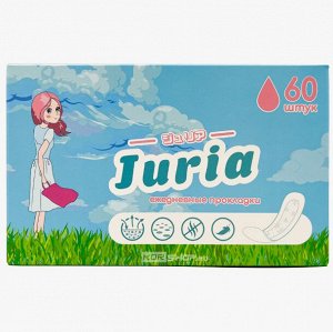 JURIA  Прокладки ЕЖЕДНЕВНЫЕ Daily 155 мм 60 шт.