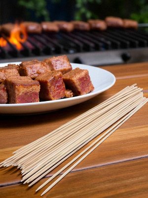 Палочки для шашлыка (деревянные шампуры) 25 см, 100 шт.