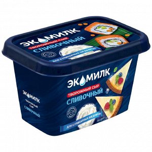 Сыр мягкий Экомилк творожный слив. 60% 400г
