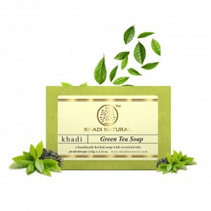 Khadi Natural Мыло "с зеленым чаем" 125г.