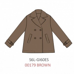 Плащ Цвет: BROWN, BLACK,TAUPE, состав: 95%PL 5%EA, PEACOT SCUBA SUEDE SFODERATO