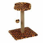 Когтеточка малая &quot;Арена&quot; с игрушкой, 40 х 40х 55 см, джут, микс цветов