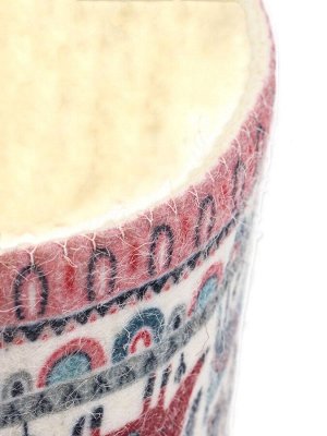 Шапка для бани и сауны «Лисы, лоси», полиэфир 70%, шерсть 30%