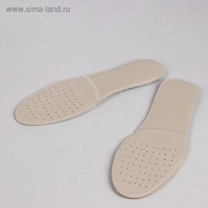 Стельки для обуви, 35-36 р-р, пара, цвет серый