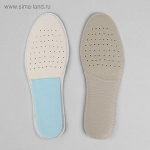 Стельки для обуви, 35-36 р-р, пара, цвет серый