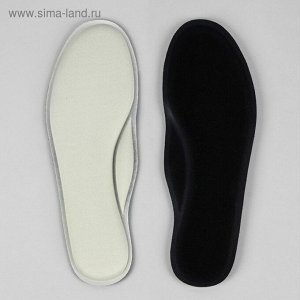 Стельки для обуви, с эффектом памяти, 44-45 р-р, пара, цвет белый