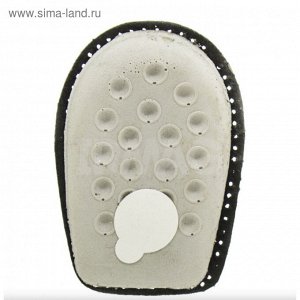 Подпяточники для обуви Braus Elflex Black, кожа + латекс, размер 35-39, цвет чёрный