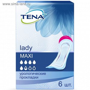 Урологические прокладки Tena Lady Maxi, 6 шт