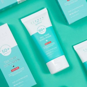 Jigott Крем для лица солнцезащитный с экстрактом чайного дерева / Signature Tea Tree Sunscreen SPF50+ PA++++, 70 мл