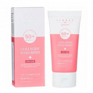 Jigott Крем для лица солнцезащитный с коллагеном / Signature Collagen Sunscreen SPF50+ PA++++, 70 мл