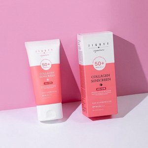 Jigott Крем для лица солнцезащитный с коллагеном / Signature Collagen Sunscreen SPF50+ PA++++, 70 мл