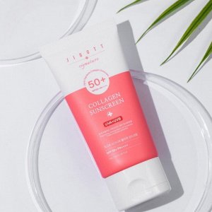 Jigott Крем для лица солнцезащитный с коллагеном / Signature Collagen Sunscreen SPF50+ PA++++, 70 мл