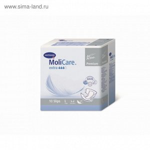 Подгузники воздухопроницаемые MoliCare Premium extra soft, размер L, 10 шт