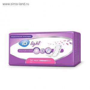 Урологические прокладки iD Light Maxi 14шт