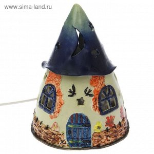 Светильник соляной "Дом гнома", для детской, керамическое основание, 3-4 кг