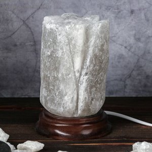 Светильник соляной электрический "Тюльпан малый" 1,5 кг, цельный кристалл
