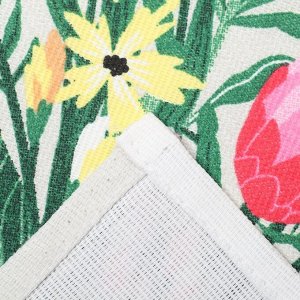 Набор кухонный полотенец «Доляна» Love is here, 4 шт., 28x46 см, 100% хлопок, рогожка 160 г/м²