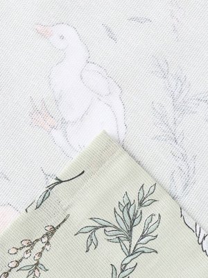Комплект штор для кухни с подхватами Divine day, 150x180 см - 2 шт., рогожка 176 г/м²