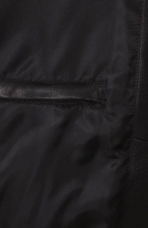 Куртка Состав
Кожа: 100%; Подкладка-полиэстер: 100%; Наполнитель-полиэстер: 100%; Отделка-хлопок: 84%; Отделка-полиэстер: 10%; Отделка-эластан: 6%
На модели: размер M. Рост: 188 см. Параметры изделия 