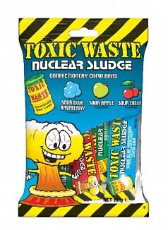 Жевательные конфеты Toxic Wastle Nuclear Sludge Mini (Токсик Нюклиар Сладж Мини) 80 гр