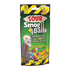 Кислые конфеты Toxic Waste Smog Balls / Токсик Смог Боллс 85 гр