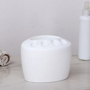 Подставка для зубных щеток, пластик, цвет ассорти, КАМЕЯ