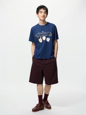 UNIQLO UT - коллекционная футболка «Chiikawa & Nagano Bear» - 68 BLUE