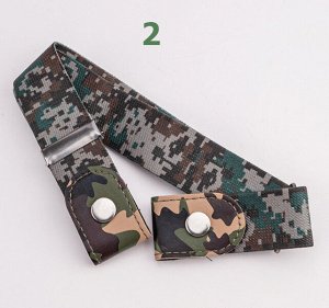 Ремень-резинка Кнопка, 45-72х3,3 см