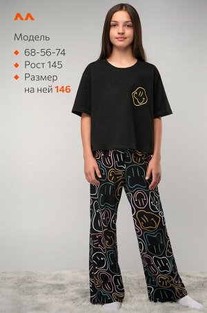 Хлопковая пижама для девочки Happyfox