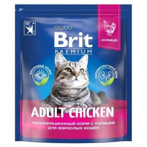 Brit Premium д/кош Adult д/взрослых Курица 2кг