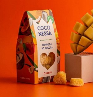 Конфеты кокосовые Манго, Coconessa, 90г