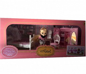Набор мебели с куклой VC Gipl 009 спальня