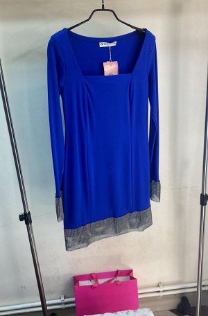 Гламурное коктейльное платье Sapphire Shine