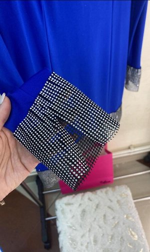 Гламурное коктейльное платье Sapphire Shine