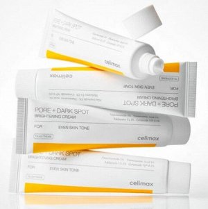 CELIMAX PORE+DARK SPOT BRIGHTENING CREAM Осветляющий крем для лица против пигментации 35мл