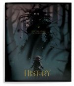 Тетрадь 48 л. История А5 кл. скреп. LOREX DEMONS INSIDE  мел. карт. запечатка форзаца, фольга