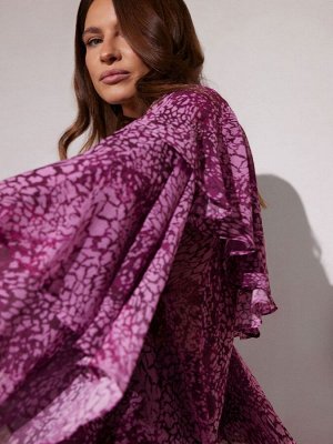 Блузка с расклешенными рукавами от Julien MacDonald