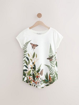 Футболка с короткими рукавами из коллекции Kew Print