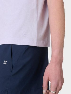 Футболка с круглым вырезом "Sweaty Betty Essential" фиолетового цвета